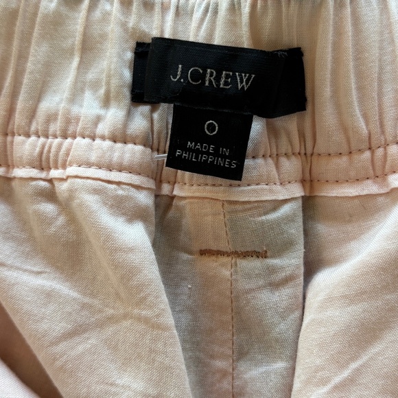 J Crew Peach Plaid Pants - Picture 5 of 5